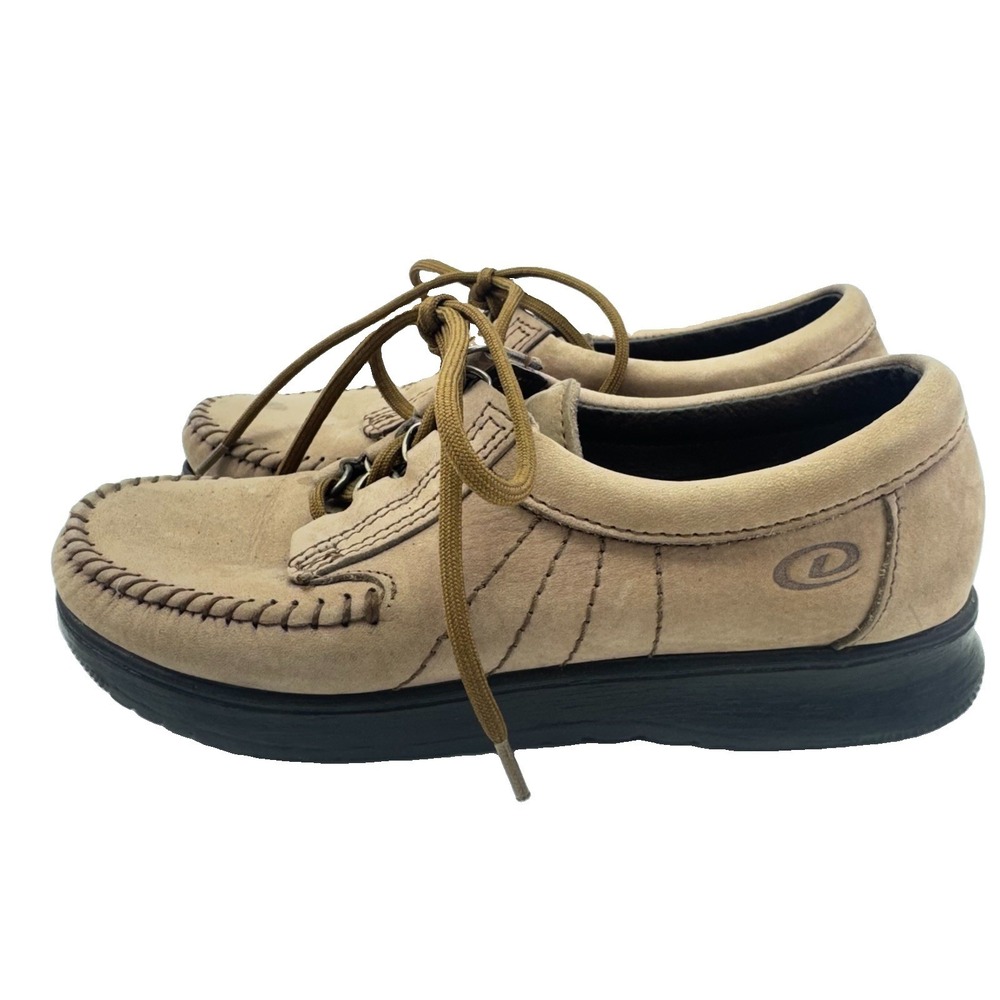 Dexter WalkMocs Women's Brown Leather Lace Up Shoes Mocs Size 6 M